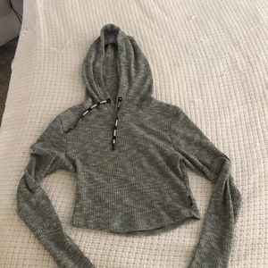 Stronger - Long Sleeve Cropped Hoodie Cush